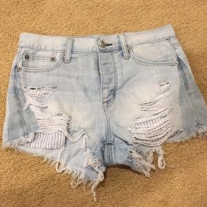 american eagle jean shorts